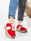 Sneakers Dama 5WL117 RED | MEI