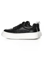 Pantofi Sport Barbati din piele naturala 5312 BLACK | ADVANCER
