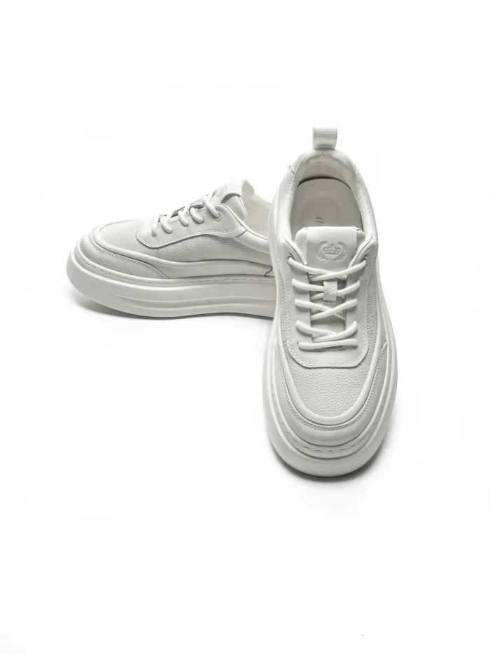 Pantofi Sport Barbati din piele naturala 5312 WHITE | ADVANCER