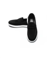 Mocasini Barbati din piele naturala 10135F BLACK | ADVANCER