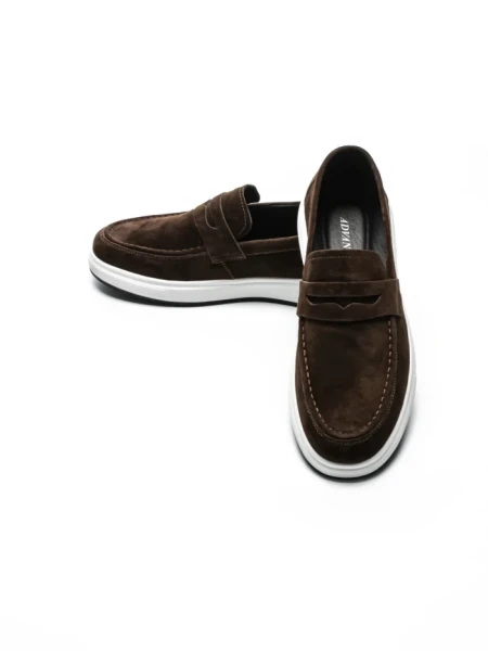 Mocasini Barbati din piele naturala 10135F BROWN | ADVANCER