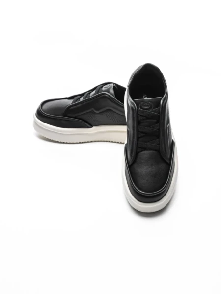 Pantofi Sport Barbati din piele naturala 5316 BLACK | ADVANCER