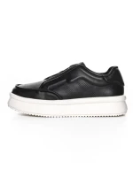 Pantofi Sport Barbati din piele naturala 5316 BLACK | ADVANCER