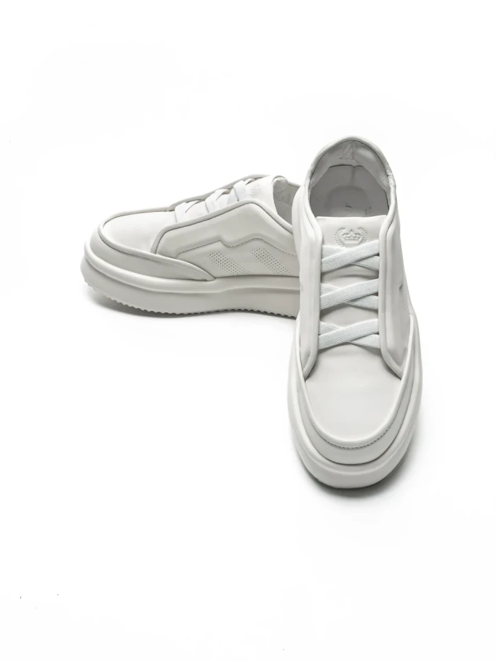 Pantofi Sport Barbati din piele naturala 5316 WHITE | ADVANCER