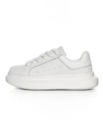 Pantofi Sport Barbati 5Q56 BEIGE-WHITE | EXCENTRIC SHOES