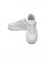 Pantofi Sport Barbati 5Q58 BEIGE-WHITE | EXCENTRIC SHOES