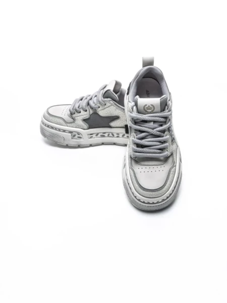 Pantofi Sport Barbati din piele naturala 5038 GREY | ADVANCER