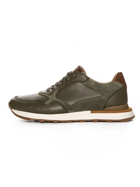 Pantofi Sport Barbati din piele naturala 3-927-25 GREEN | ADVANCER