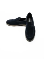 Mocasini Barbati din piele naturala 2-2090-307 BLUE | ADVANCER