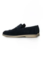 Mocasini Barbati din piele naturala 2-2090-307 BLUE | ADVANCER