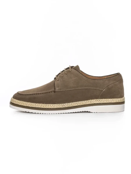 Pantofi Casual Barbati din piele naturala 3-1086-01 KHAKI | ADVANCER