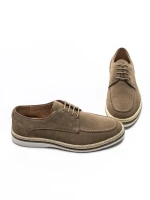 Pantofi Casual Barbati din piele naturala 3-1086-01 KHAKI | ADVANCER
