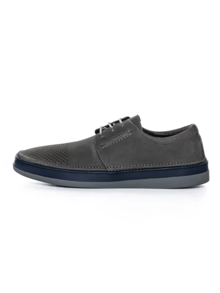 Pantofi Casual Barbati din piele naturala W011-5 GREY | ADVANCER