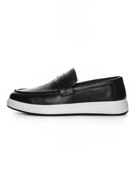 Pantofi Casual Barbati din piele naturala 10135 BLACK | ADVANCER