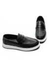 Pantofi Casual Barbati din piele naturala 10135 BLACK | ADVANCER