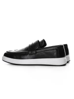 Pantofi Casual Barbati din piele naturala 10135 BLACK | ADVANCER