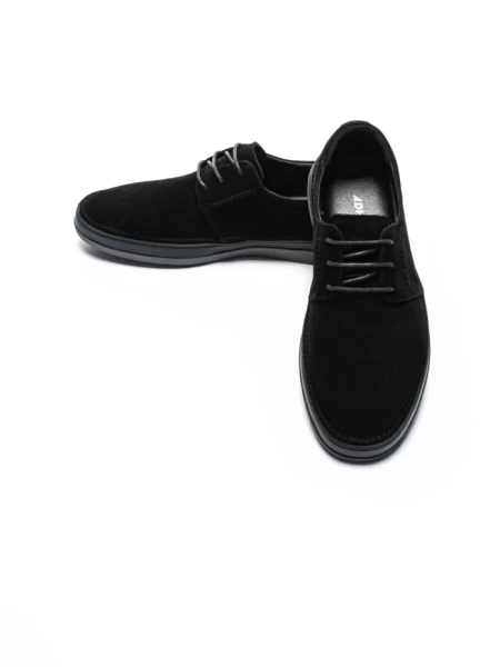 Pantofi Casual Barbati din piele naturala W011-5 BLACK | ADVANCER