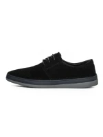 Pantofi Casual Barbati din piele naturala W011-5 BLACK | ADVANCER
