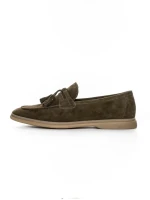 Mocasini Barbati din piele naturala 25891 GREEN | FRANCO GERARDO
