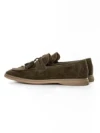 Mocasini Barbati din piele naturala 25891 GREEN | FRANCO GERARDO