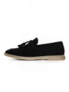 Mocasini Barbati din piele naturala 25891 BLACK | FRANCO GERARDO
