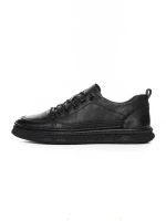 Pantofi Sport Barbati din piele naturala W27015 BLACK | ADVANCER