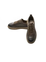 Pantofi Sport Barbati din piele naturala W27015 KHAKI | ADVANCER