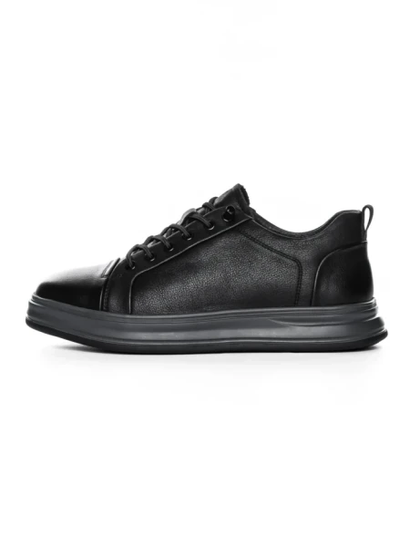 Pantofi Sport Barbati din piele naturala W27019 BLACK | ADVANCER