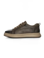 Pantofi Sport Barbati din piele naturala W27019 KHAKI | ADVANCER