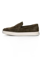 Mocasini Barbati din piele naturala 25859 GREEN | FRANCO GERARDO