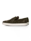Mocasini Barbati din piele naturala 25859 GREEN | FRANCO GERARDO
