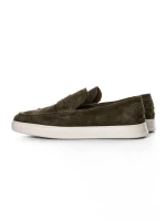 Mocasini Barbati din piele naturala 25859 GREEN | FRANCO GERARDO