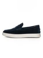 Mocasini Barbati din piele naturala 25859 BLUE | FRANCO GERARDO