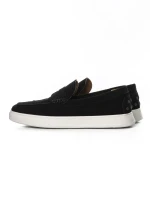 Mocasini Barbati din piele naturala 25859 BLACK | FRANCO GERARDO