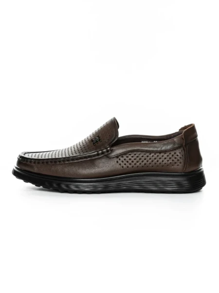 Pantofi Casual Barbati din piele naturala 93701 BROWN | ADVANCER