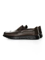 Pantofi Casual Barbati din piele naturala 93701 BROWN | ADVANCER