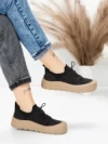 Pantofi Sport Dama din piele naturala 999 BLACK | ADVANCER