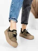 Pantofi Sport Dama din piele naturala 999 GREEN | ADVANCER