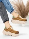 Pantofi Sport Dama din piele naturala 9805 BROWN | FRANCO GERARDO