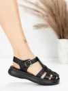 Sandale Dama din piele naturala 1956723 BLACK | ADVANCER