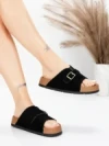 Papuci Dama din piele naturala 2559 BLACK | ADVANCER