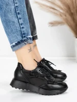 Sneakers Dama 5H66 BLACK | MEI