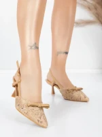 Pantofi Stiletto 5LE32 APRICOT | MEI