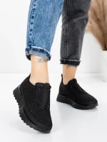 Sneakers Dama 5H68 Negru | Mei » meishop.life