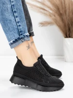 Sneakers Dama 5H68 Negru | Mei » meishop.life