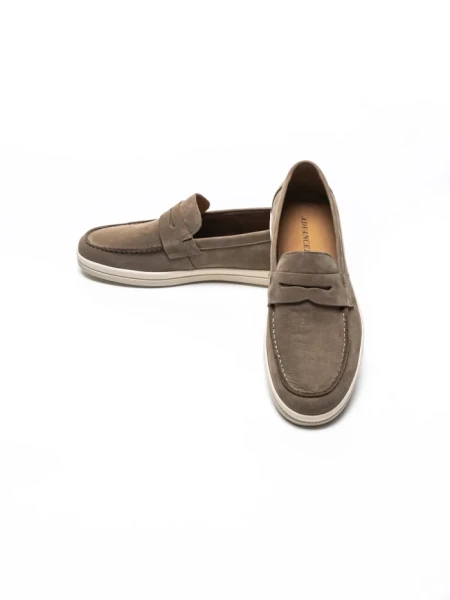 Mocasini Barbati din piele naturala 3-824-29 KHAKI | ADVANCER