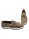 Mocasini Barbati din piele naturala 3-824-29 KHAKI | ADVANCER