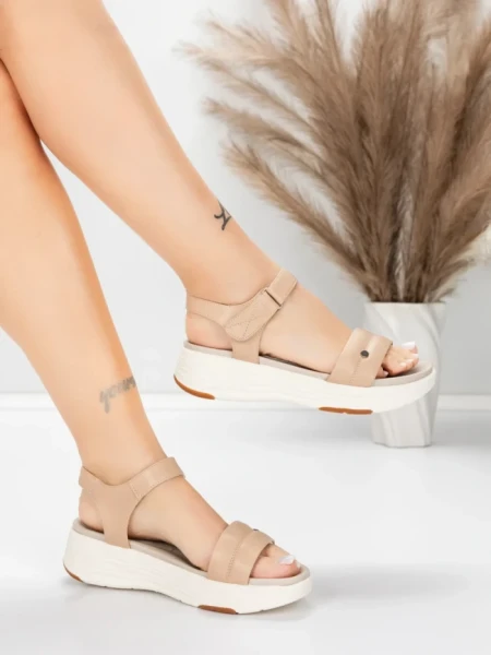 Sandale Dama cu Platforma 036 Piersica | Advancer » meishop.life