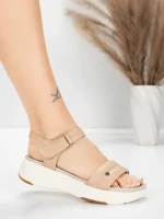 Sandale Dama cu Platforma 036 Piersica | Advancer » meishop.life