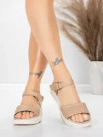 Sandale Dama cu Platforma 037 Piersica | Advancer » meishop.life